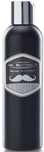 Bartshampoo Mr. Burton´s Fresh (200ml) -milde Pflege ohne Silikone mit Arganöl Panthenol und Vitamin E und dem unverwechselbaren Duft, passend zum Bartöl und Beard Balm