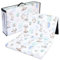 Klappmatratze Faltbare Reisebett Baby Matratze 60x120 cm - Faltmatratze für Kinder Gästematratze klappbar Babymatratze Bodenmatratze Schlafmatratze und Reisematratze Igel