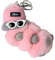 kawehiop Schlüsselanhänger Paar Raupe Anhänger Ornament Zubehörtasche Mini, Rosa, Rosa