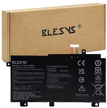 BLESYS Batería para ASUS TUF Gaming FX505D FX505DT FX505DY FX505G FX505GT FX505DD FX505DU FX505DV FX505GD FX505GE FX505GM FX505GU fx505dy-bq024 fx505dt-bq121 portátil B31N1726 11,4V 48Wh