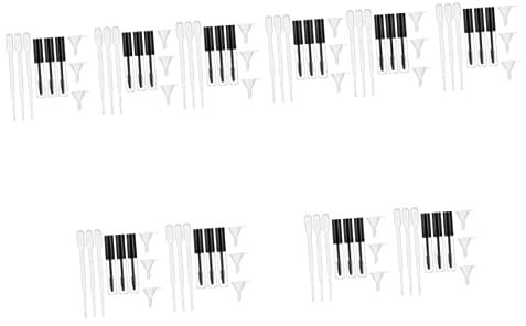 Beaupretty 5sets Tubetti Vuoti Per Mascara Con Applicatore Contenitore Ricaricabile Per Eyeliner Liquido e Gloss Labbra Per Trucco Portatile e Pratico Include Tubetti Pipette