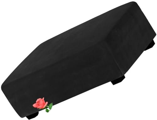 MeRcri Hockerbezug rechteckig Samt Jacquard Husse Überzug Bezug für Ottomane Fußbank Stretch bezug hocker Bezug für Ottomane (Color : #a, Size : 140x70-95cm)