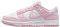 Nike W Dunk Low Chaussures de Basketball pour Femme, Velours côtelé Blanc et Rose, 38.5 EU