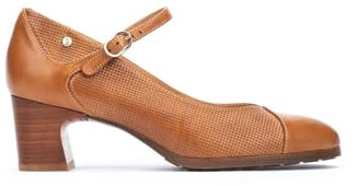 Pikolinos Zapatos tacón en Cuero LUGO para Señora Color Brandy