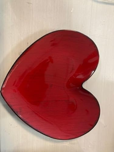 formano Herzformige Serviertablett, 25x22cm, rot, 597778