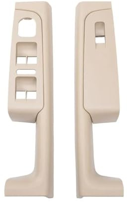 ZJARZWYG Auto 3TD867157 Für Skoda Für Superb 2008-2013 Vorne Hinten Innen Türgriff Armlehne Rahmen Bedienfeld Trim Zubehör(Beige Vorderseite)