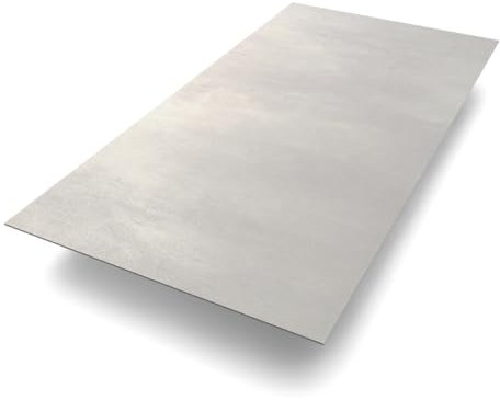 Vinylboden Klebevinyl Beton Cloppenburg | Grau Fliesenoptik | 100% wasserfest | 914 x 457 x 2,5 mm | Paket mit 3,3 m² | Fußbodenheizung geeignet | Vinyl zum Kleben | Sehr fußwarm | Bodenglück