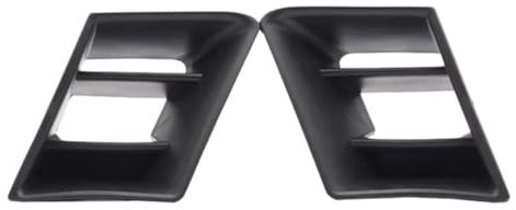 UJFFJFNL Compatible con Honda CIVIC FD1 / FD2 2006-2011, cubierta de lámpara antiniebla delantera de coche, cubierta de rejilla de luz antiniebla para parachoques delantero de coche, marco de lámpara