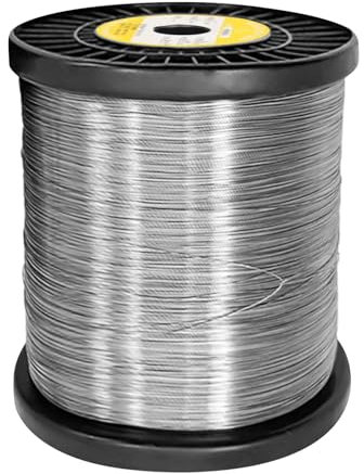 Fil de coupe de 10 m de diamètre 0,7 mm - Fil de coupe à chaud pour polystyrène - Fil chauffant - Fil chaud - Fil de coupe thermique pour couper la mousse dure et couper facilement