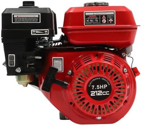 Moteur à essence 7,5 HP 3,6 l avec filtre à air, moteur monocylindre 4 temps 4000 W, pour pompes à eau, vibrateurs, nettoyeurs haute pression, compresseurs d'air, fraiseuses de tranchée, karts,