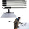 Garden Shovel, en acier inoxydable, outil à main robuste, ergonomique, accessoire de jardinage ergonomique, S/L 980 g-1200 g, spatule de nettoyage multi-usages, idéal pour enlever les moisissures, les