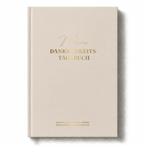 BIROYAL Dankbarkeitstagebuch, Tagebuch für Erwachsene, 12 Wochen A5 Achtsamkeitstagebuch - 144 Seiten Hardcover 5 Minuten Tagebuch, 120g Premium Papier, Journal für Selbsterliebe & Motivation