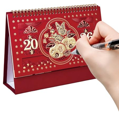 Celuicion Schreibtischkalender 2026 – Kalender für das Verwaltungsmanagement, Jahr des Pferdes 12, für Schüler Kinder Jugendliche Erwachsene Freunde Klassenzimmer Studium