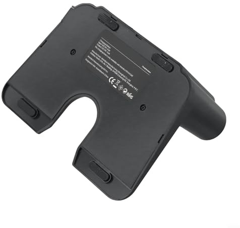 ZWEquipint Ladestation für Mamibot EXVAC660, EXVAC680S, EXVAC880, für TESVOR für X500 Pro, S6, S6+, M1, S5, S5MAX und für NEATSVOR für X500, X520, X600 Pro Roboter-Staubsauger, schwarze Ladestation
