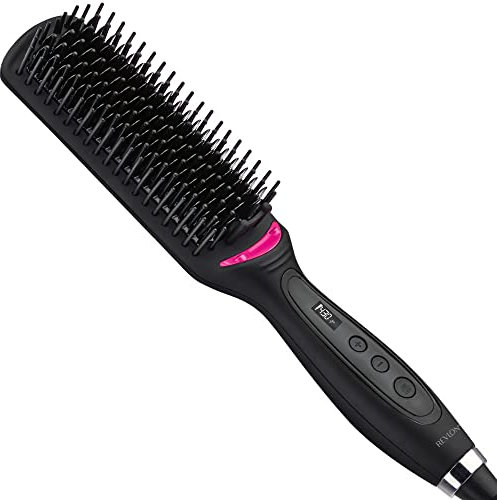 Revlon 2nd Day Hair Straightening Heated Styling Brush, 4-1/2