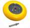 Estexo Roue de brouette en caoutchouc plein PU 4.80/4.00-8 400 mm