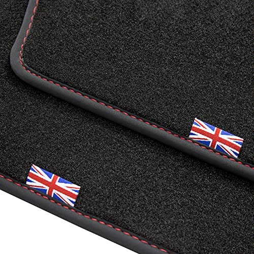 tuning-art BEJ311 Exclusive Fußmatten Union Jack passend für Land Rover Discovery 4 IV 2009-2016