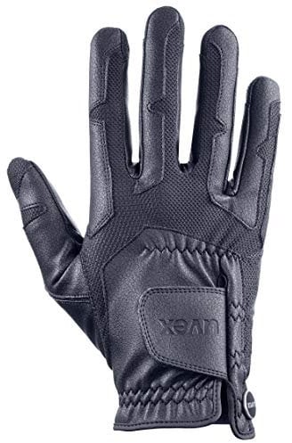 Uvex ventraxion - Flexibler Reithandschuh für Damen und Herren - strapazierfähig - optimale Belüftung - Blue - 7-8