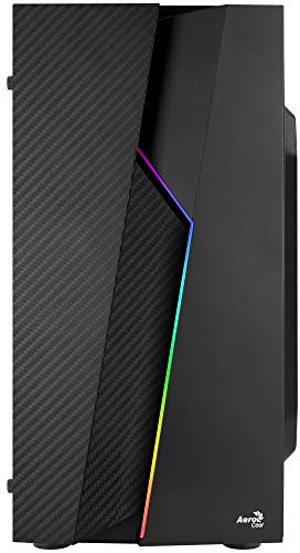 Aerocool BOLT MINI, PC-Gehäuse MicroATX, Seitenfenster, RGB 13, 12cm Lüfter