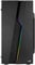 Aerocool BOLT MINI, Boîtier PC MicroATX, fenêtre latérale, RGB 13, ventilateur 12cm, Noir