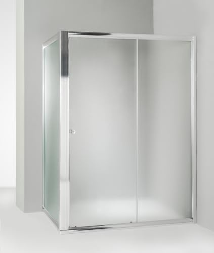 Hydra Box Doccia angolare Anta Fissa Porta Scorrevole 60x140 cm Opaco
