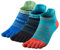 TRIWONDER Zehensocken, Adult Socken, Atmungsaktiv Sportsocken für Laufen Joggen Fitness (Blau + Hellblau + Schwarz, L)