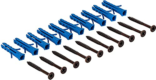 Gedotec Profilé de transition en aluminium perforé - Barre de finition en aluminium - Barre de protection de 100 cm - Rail de transition à visser
