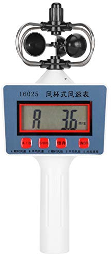 Handanemometer Tragbarer Windgeschwindigkeitsmesser Wind Digitaler Anemometer Handwindgeschwindigkeitsmesser Windmessmesser zum Wandern