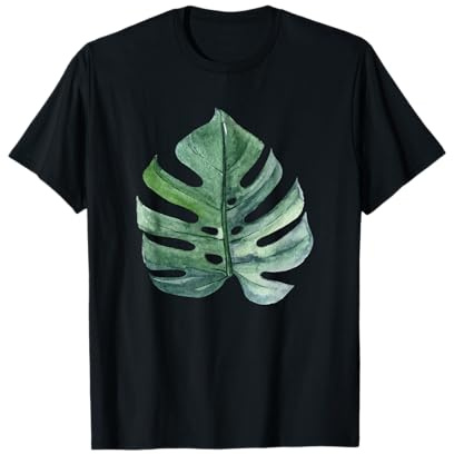 Feuille d'aquarelle de Monstera T-Shirt