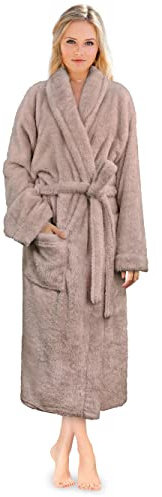 PAVILIA Damen Women's Fluffy Robe Bademäntel (1er Pack)