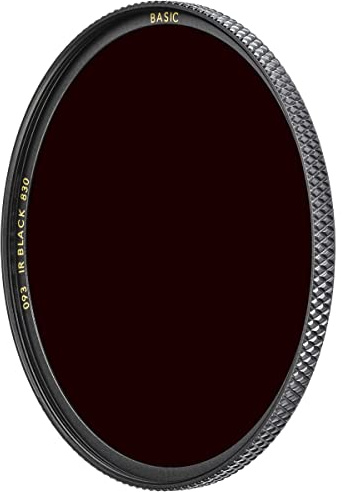 B+W Infrarotfilter schwarzrot 093 Basic 82mm