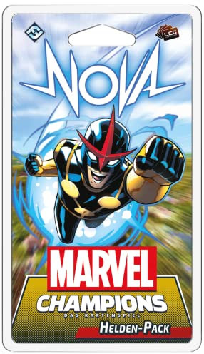 Fantasy Flight Games, Marvel Champions: LCG – Nova, Helden-Erweiterung, Expertenspiel, Kartenspiel, 1-4 Spieler, Ab 14+ Jahren, 60+ Minuten, Deutsch, Mehrfarbig, Bunt