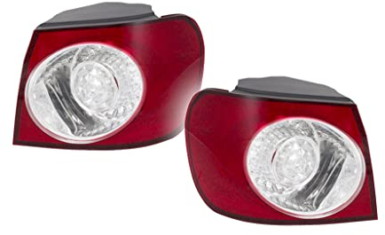 Set Rückleuchte Außen m. Träger Links/Rechts Kompatibel mit VW Golf Plus v Schrägheck 05-09 von Autoteile Gocht
