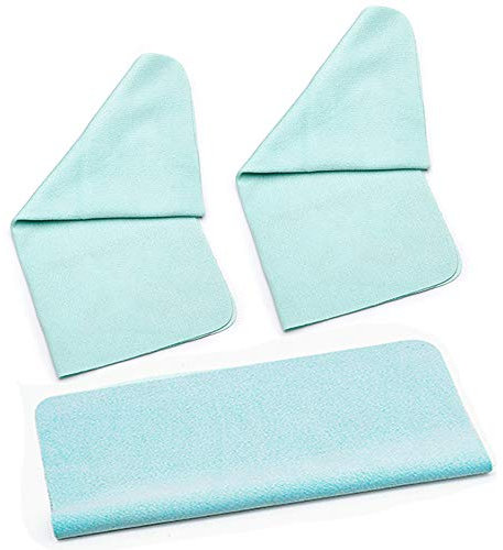 Anti-Fog Cloth, Anti-Fog Wipes for Glasses, Microfiber Cleaning Cloth Wipes for Prevent Fogging Eyeglasses, Sunglasses, Camera Lens, Mirrors, Goggles and Other Delicate Surfaces,，3 Pack