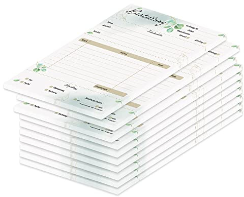 PRICARO Bestellannahmeblock Eukalyptus, A5, 10 Stück