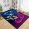 LDFHOIN Große Teppich Wohnzimmer Gaming Video Game Area Rugs Modern Cool Tech Style Graffiti Spielkonsole Controller Floor Carpet Video Gaming Teppiche für Teenager, Jungen, Kinder