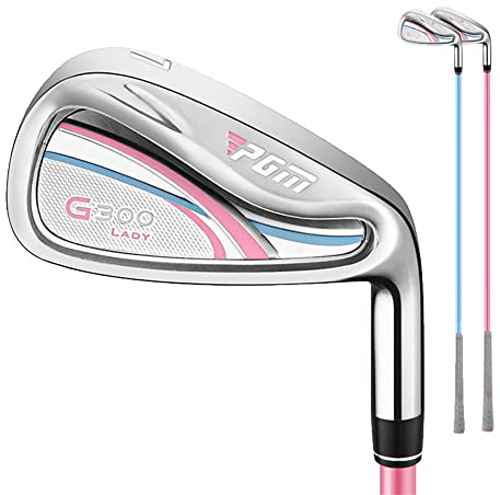 Lady's Choice Women's Golf Club Iron: #7 Iron with Steel or Carbon Shaft for Golf Sports (with Blue Carbon Shaft)