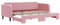 vidaXL Tagesbett, Sofabett Ausziehbar, Gästebett Schlafsofa für Schlafzimmer Wohnzimmer, Ausziehbett Sofa Bettsofa, Modernes Design, Rosa 80x200cm Samt