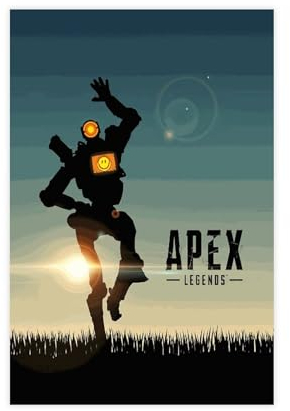 OakiTa The Game Apex Legends Poster (2) Leinwand Poster Wandkunst Dekor Druck Bild Gemälde für Wohnzimmer Schlafzimmer Dekoration ungerahmt 20 x 30 cm