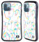 Head Case Designs Licenza Ufficiale Ninola Facce Bianche Colorato Custodia Cover Ibrida Compatibile con Apple iPhone 13