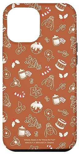 iPhone 15 Pro Max Disney Winnie the Pooh & Pals Gingerbread Christmas Pattern Case