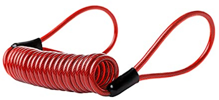 JECOMPRIS Bike Security Cable Lock Oxford Disc Lock Reminder Cord for Motorbikes Scooters Bicycles