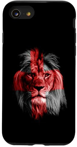 England Euro Football Lion Cross Lioness Case for iPhone SE (2020) / 7 / 8