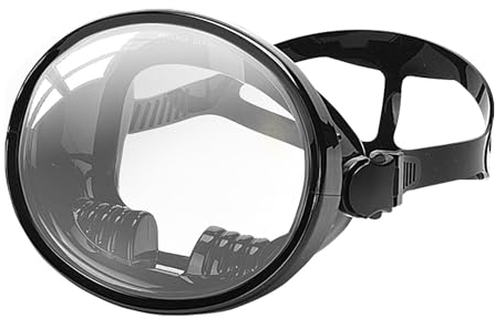 Klare Sicht Taucherbrille, Unterwasser-Panorama-Brille, Schnorchelbrille, einfaches Atmen, Schnorcheln, Tauchen, klare Panorama-Brille, großer Rahmen, Maske mit verstellbarer Schnalle