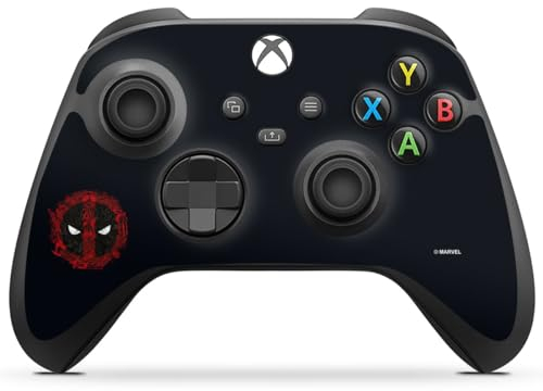 Skin kompatibel mit Microsoft Xbox Series X Controller Folie Sticker Marvel Deadpool Logo