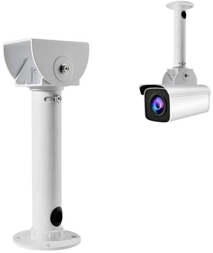 PCAORLEORS Überwachungs-Überwachungskamera Mount Halterung, justierbare Universal Kamera Wandhalterung für CCTV-Überwachungskameras/IP-Kameras/Dome-Kamera mit T-Form-Halterung