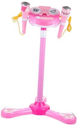 COSMEVIVI Karaoke Toys Children Singing Karaoke Singing Karaoke Kid with Stand Karaoke Toy Mic for Music Plaything Musical Toys Plastic