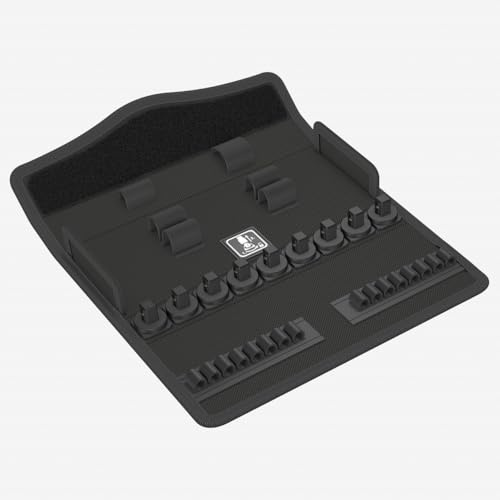 Wera 9473 Textile Box 8004 B Zyklop Metal 3/8, leer, 240 x 32 x 91 mm