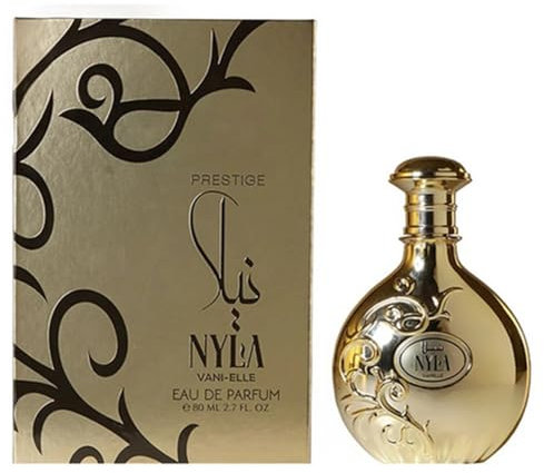 Nyla Vani-Elle Eau de Parfum, Unisex Fragrance with Vanilla and Jasmine, 80ML (A)