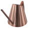 Elegante regadera de acero inoxidable con boquilla larga, para mantenimiento de plantas (400 ml, cobre)